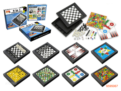 8 IN 1 MAGNETISM CHESS