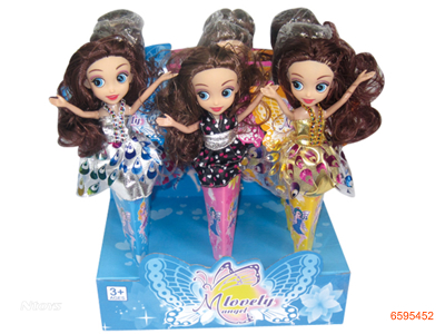 9''FASHION DOLL 9PCS/BOX