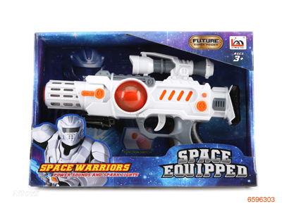 SPACE GUN W/O 3*AA BATTERIES