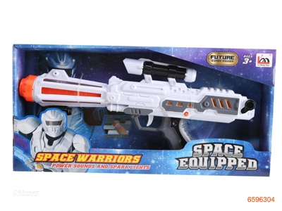 SPACE GUN W/O 3*AA BATTERIES