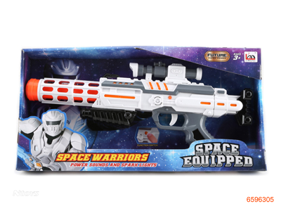 SPACE GUN W/O 3*AA BATTERIES