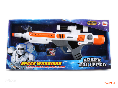 SPACE GUN W/O 3*AA BATTERIES