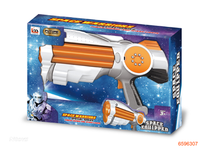 SPACE GUN W/O 3*AA BATTERIES