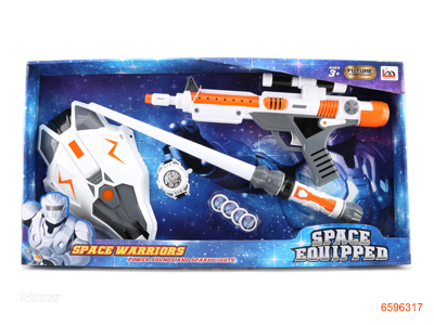 SPACE GUN W/O 6*AA BATTERIES