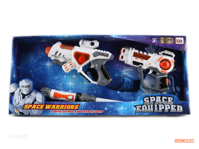 SPACE GUN W/O 6*AA+3*AAA BATTERIES