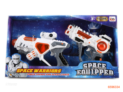 SPACE GUN W/O 3*AA+3*AAA BATTERIES