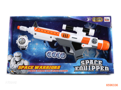 SPACE GUN W/O 3*AA BATTERIES