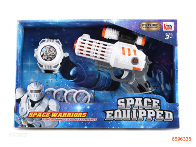 SPACE GUN W/O 2*AA BATTERIES