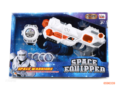 SPACE GUN W/O 2*AA BATTERIES