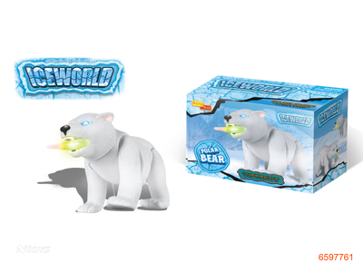 B/O POLAR BEAR W/O 3*AA BATTERIES