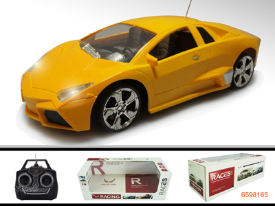 1;18 4CHANNEL R/C CAR W/LIGHT W/O 3*AA BATTERIES IN CAR & 2*AA BATTERIES IN CONTROLLER 2COLOUR