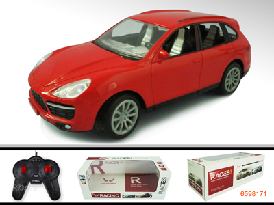 1;18 4CHANNEL R/C CAR W/LIGHT W/O 4*AA BATTERIES IN CAR & 2*AA BATTERIES IN CONTROLLER 2COLOUR