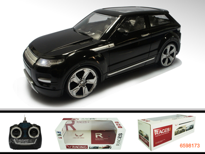 1;18 4CHANNEL R/C CAR W/LIGHT W/O 4*AA BATTERIES IN CAR & 2*AA BATTERIES IN CONTROLLER 2COLOUR