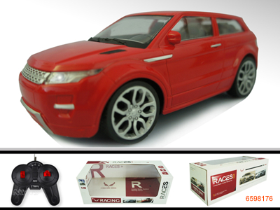 1;18 4CHANNEL R/C CAR W/LIGHT W/O 4*AA BATTERIES IN CAR & 2*AA BATTERIES IN CONTROLLER 2COLOUR