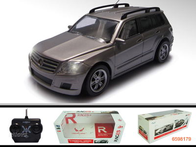 1;24 4CHANNEL R/C CAR W/LIGHT W/O 3*AA BATTERIES IN CAR & 2*AA BATTERIES IN CONTROLLER 2COLOUR