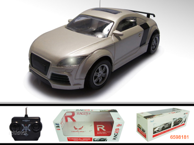 1;24 4CHANNEL R/C CAR W/LIGHT W/O 3*AA BATTERIES IN CAR & 2*AA BATTERIES IN CONTROLLER 2COLOUR