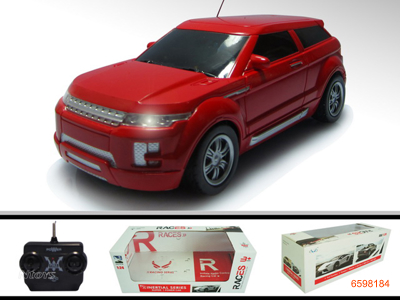 1;24 4CHANNEL R/C CAR W/LIGHT W/O 3*AA BATTERIES IN CAR & 2*AA BATTERIES IN CONTROLLER 2COLOUR