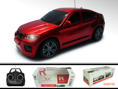 1;24 4CHANNEL R/C CAR W/LIGHT W/O 3*AA BATTERIES IN CAR & 2*AA BATTERIES IN CONTROLLER 2COLOUR