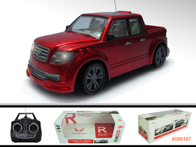 1;24 4CHANNEL R/C CAR W/LIGHT W/O 3*AA BATTERIES IN CAR & 2*AA BATTERIES IN CONTROLLER 2COLOUR