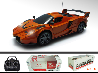 1;24 4CHANNEL R/C CAR W/LIGHT W/O 3*AA BATTERIES IN CAR & 2*AA BATTERIES IN CONTROLLER 2COLOUR