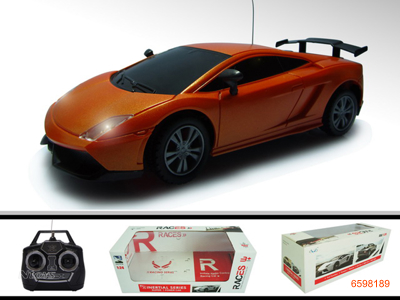 1;24 4CHANNEL R/C CAR W/LIGHT W/O 3*AA BATTERIES IN CAR & 2*AA BATTERIES IN CONTROLLER 2COLOUR