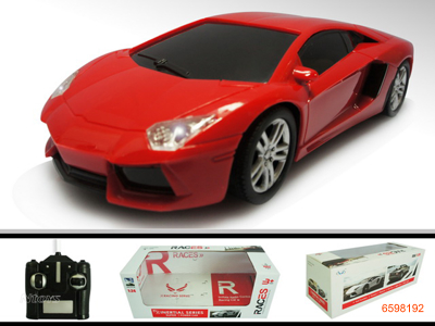 1;24 4CHANNEL R/C CAR W/LIGHT W/O 3*AA BATTERIES IN CAR & 2*AA BATTERIES IN CONTROLLER