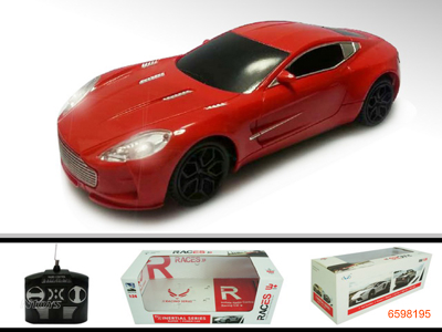 1;24 4CHANNEL R/C CAR W/LIGHT W/O 3*AA BATTERIES IN CAR & 2*AA BATTERIES IN CONTROLLER 2COLOUR