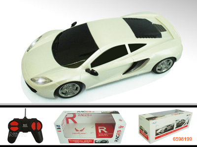 1;24 4CHANNEL R/C CAR W/LIGHT W/O 3*AA BATTERIES IN CAR & 2*AA BATTERIES IN CONTROLLER 2COLOUR