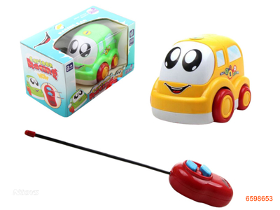 2CHANNEL R/C CAR W/LIGHT/MUSIC W/O 3*AA BATTERIES IN CAR & 2*AA BATTERIES IN CONTROLLER 2COLOUR