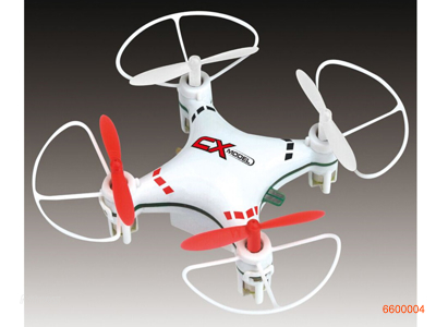 2.4G R/C QUADCOPTER W/3.7V 150MAH BATTERIES IN BODY W/O 2AAA BATTERIES IN CONTROLLER