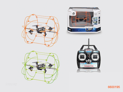 2.4G 4CHANNELS R/C QUADCOPTER W/INFRARED/GYRO W/3.7V 450MAH BATTERIES IN BODY W/O 6AA BATTERIES IN CONTROLLER