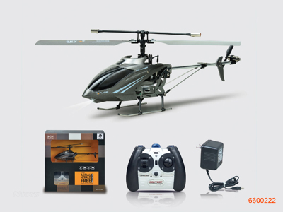 2.4G 3CHANNELS DIE-CAST R/C HELICOPTER W/3.7V 500MAH BATTERIES IN BODY W/O 6AA BATTERIES IN CONTROLLER