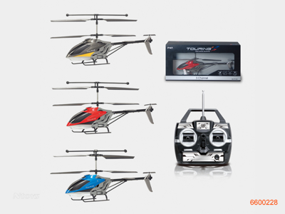 3CHANNELS DIE-CAST WIRELESS R/C HELICOPTER W/7.4V 650MAH BATTERIES IN BODY W/O 6AA BATTERIES IN CONTROLLER