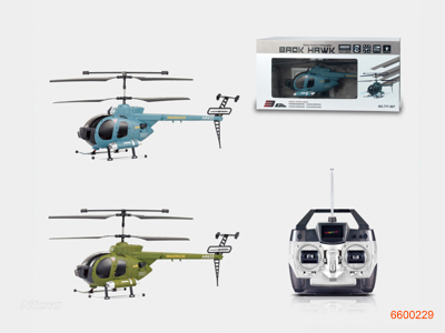 3CHANNELS WIRELESS R/C HELICOPTER W/7.4V 1500MAH BATTERIES IN BODY W/O 6AA BATTERIES IN CONTROLLER