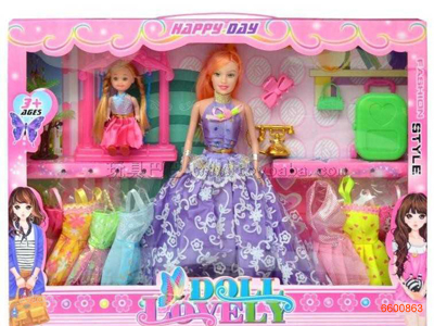 11''FASHION DOLL SET