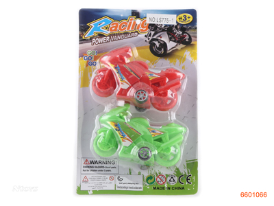 P/B MOTORCYCLE 4COLOUR 2PCS