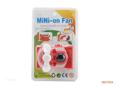 FAN CAMERA.W/O 2AA BATTERIES