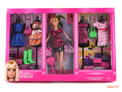 11.5''SOLID BODY FASHION DOLL SET