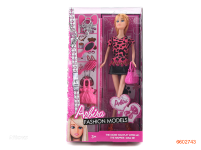 11.5''SOLID BODY FASHION DOLL SET