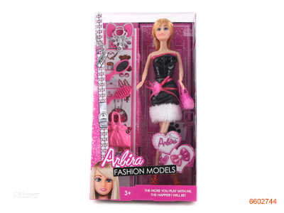 11.5''SOLID BODY FASHION DOLL SET