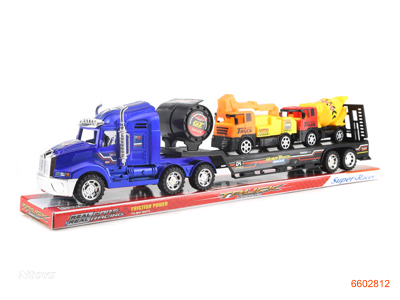 F/P CAR W/2PCS FREE WHEEL CONSTRUCTION TRUCK.4COLOUR