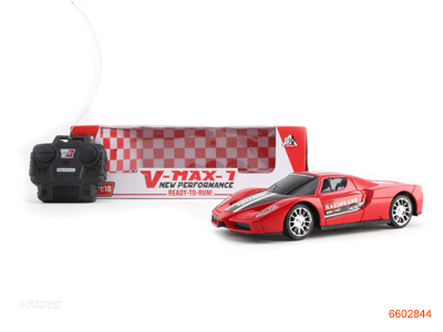 1:18 4CHANNEL R/C CAR W/O 4*AA BATTERIES IN CAR,2*AA BATTERIES IN CONTROLLER.2COLOUR