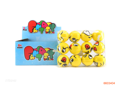 6.3CM PU BALLS 24PCS/BOX