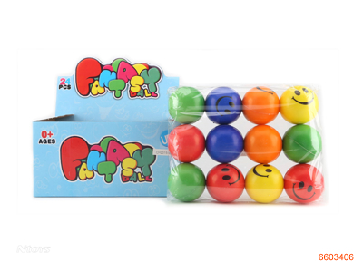 6.3CM PU BALLS 24PCS/BOX