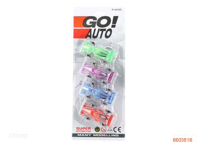 P/B EQUATION CAR.4PCS.2ASTD.4COLOUR