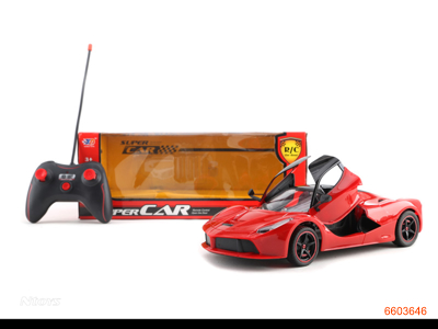 1:18 5CHANNEL R/C CAR W/O 4*AA BATTERIES IN CAR,2*AA BATTERIES IN CONTROLLER.2COLOUR