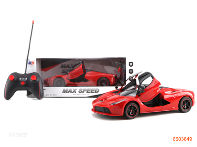 1:18 5CHANNEL R/C CAR W/O 4*AA BATTERIES IN CAR 2*AA BATTERIES IN CONTROLLER.2COLOUR