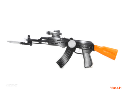 B/O GUN W/SOUND/LIGHT W/O 3*AA BATTERIES