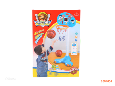 B/O BASKETBALLS W/LIGHT/MUSIC W/O 3AA BATTERIES