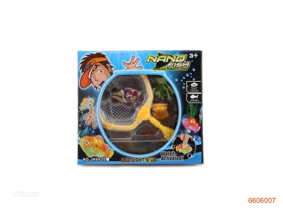 B/O CARTOON FISH W/LIGHT/2*AG13 BATTERIES